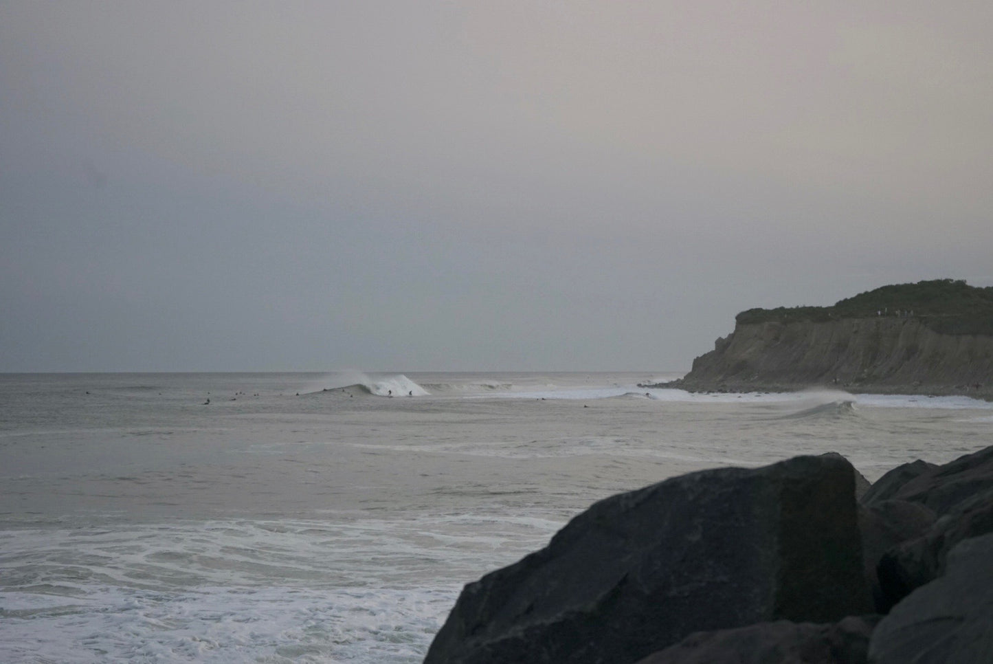 Surf at Montauk Lighthouse Print
