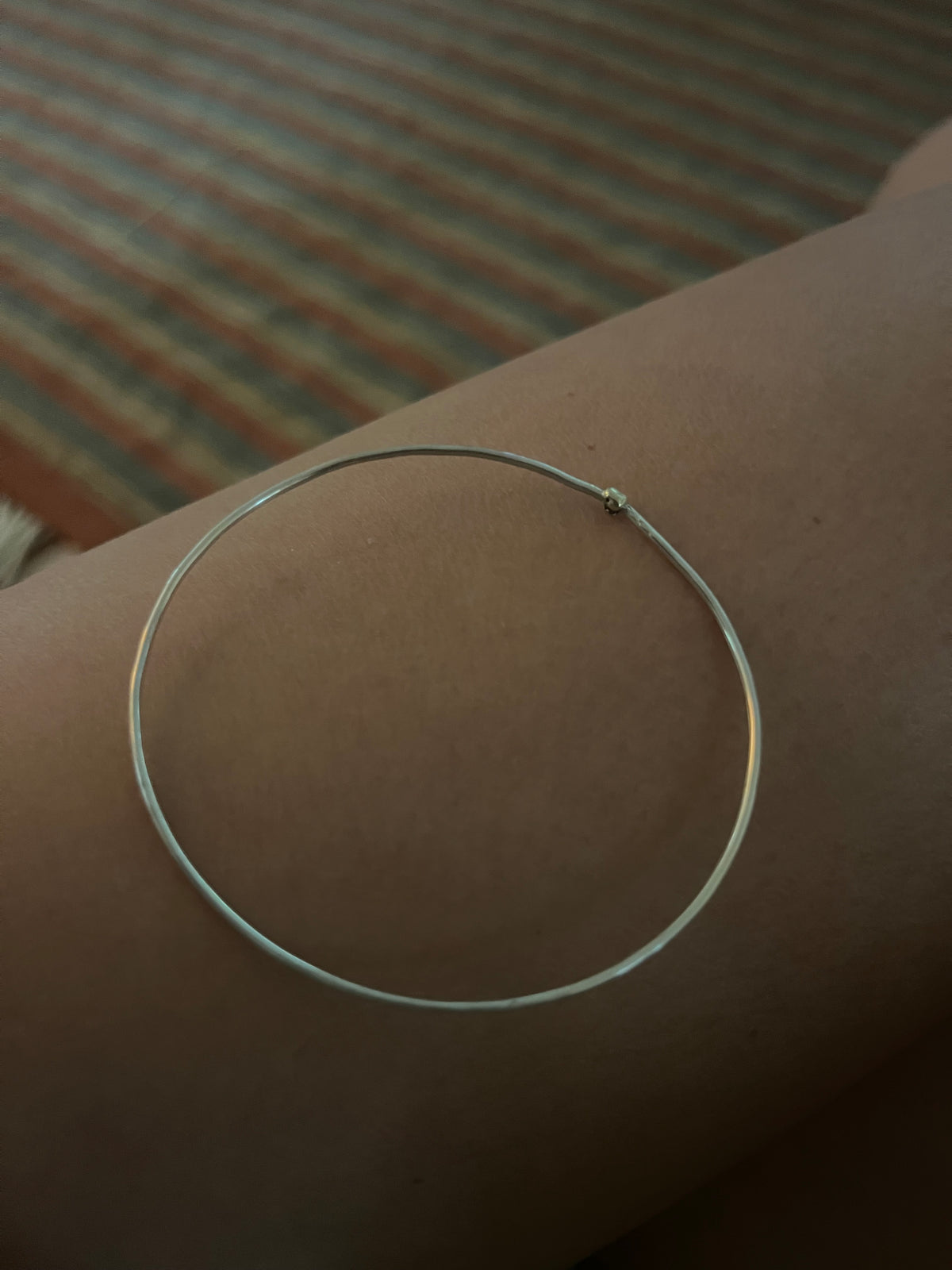 Thread Bangle Sterling and Brass