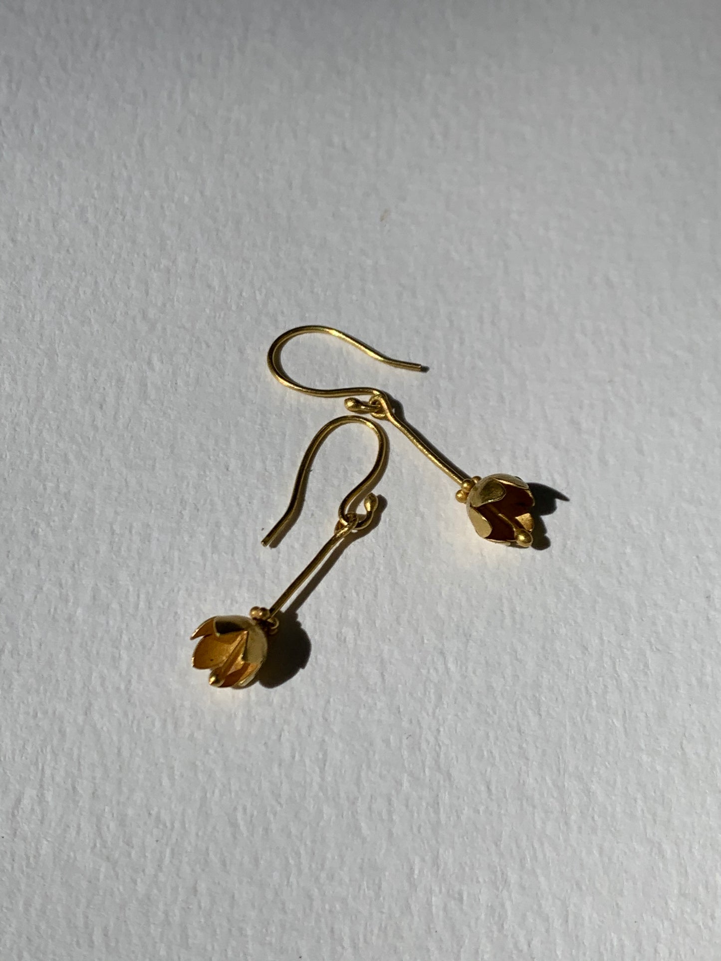 Small Flower Earrings with French Ear Wire