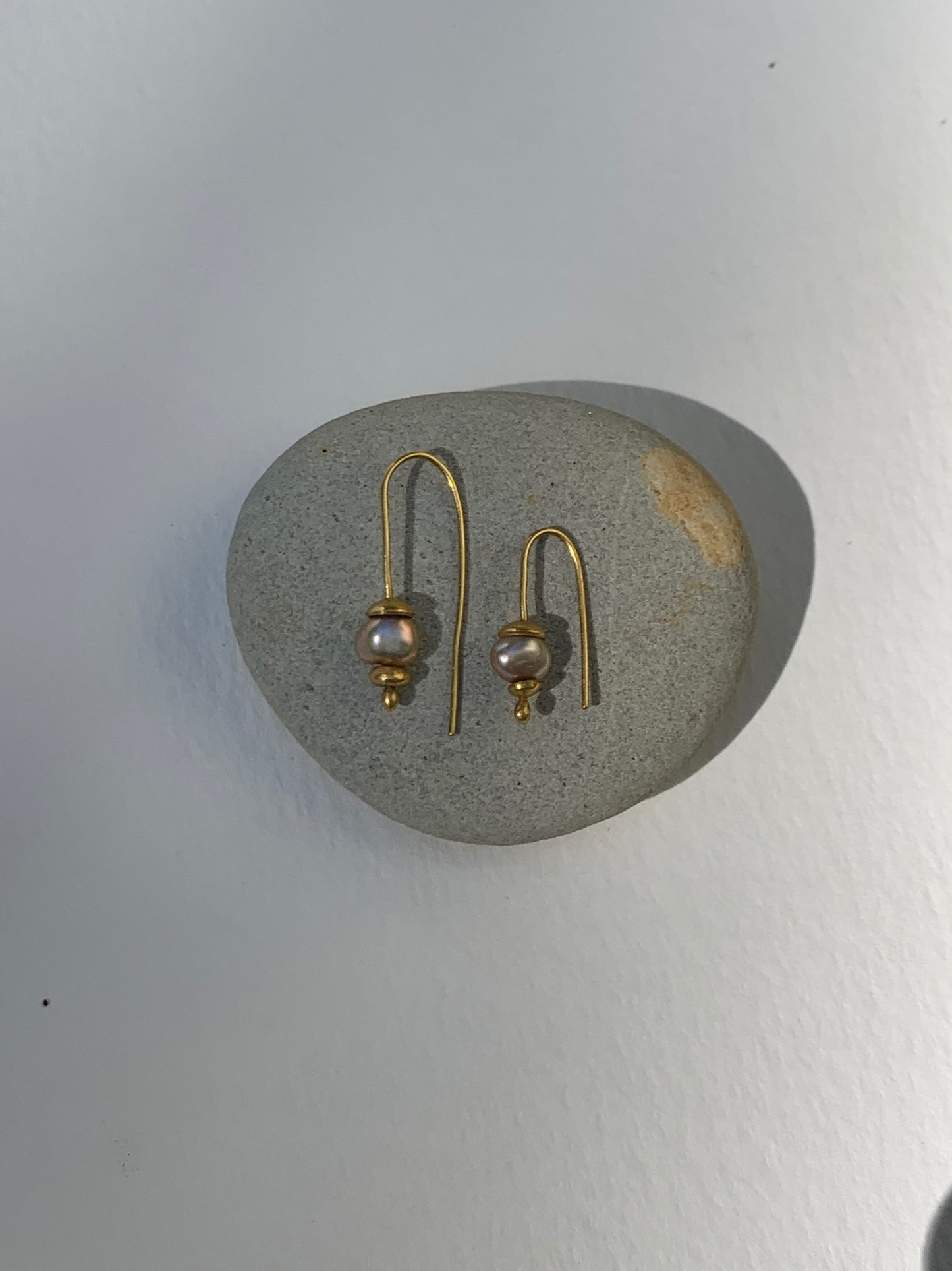 Seed Pearl Drop Earrings